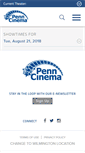 Mobile Screenshot of penncinema.com